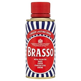 Brasso Liquid Metal Brass Copper Chrome Polish 175Ml