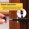 2 Pcs G Clamp for Woodworking, G Clamp with Adjustable