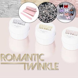 Diesel Romantic Twinkle 3-piece set + 30 parts gel nail art materials / 디젤 로맨틱 트윙클 3종 세트+파츠 30개 젤네일아트 재료