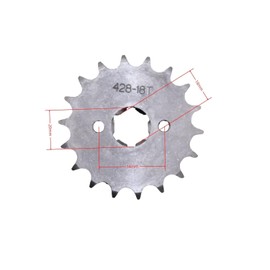 Motorcycle Engine Chain Sprocket Sprockets Small Replacement Teeth Against Sprocket for 50cc 70cc 90cc 110cc 125cc 140cc 160cc Dirt Pit Bike, Mini Bike, TaoTao, Roketa, Coolster, Sunl, ATV, Quad (428