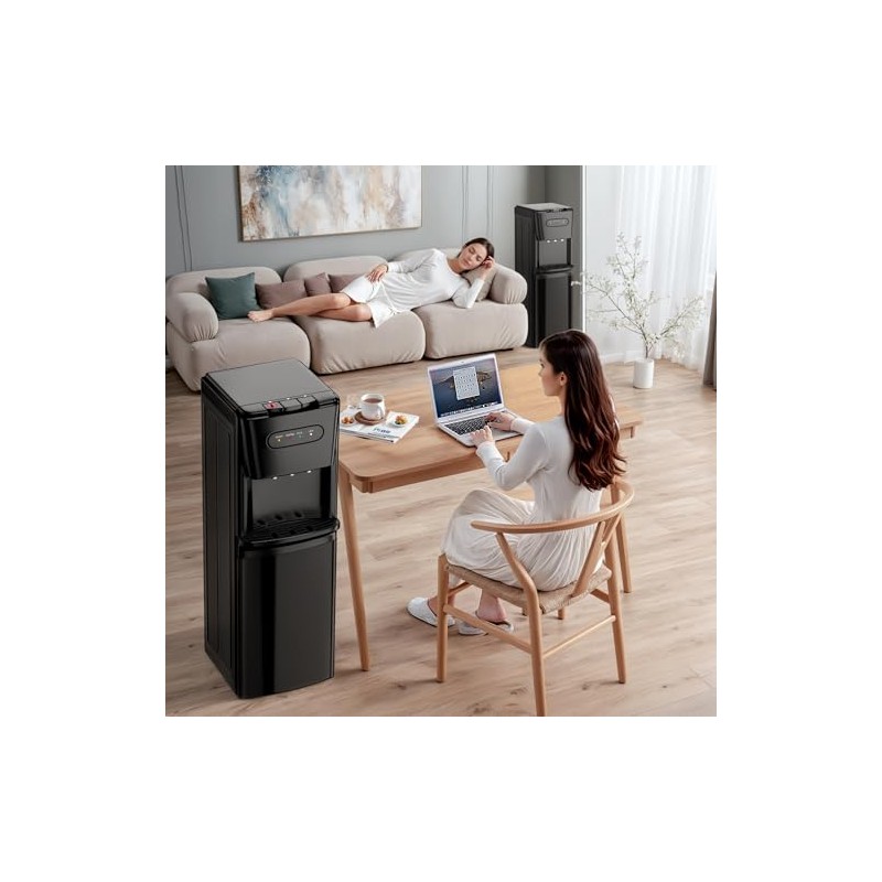 Manastin Bottom Loading Water Cooler Dispenser，3 Temperature Settings - Hot,