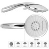 BadeStern Shower Head: XL Shower Head with Water Stop Button
