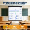 VIVOHOME 120 Inch 1:1 Pull Down Projector Screen, HD 4K
