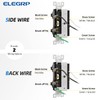 ELEGRP Double Toggle Light Switch, Two Single Pole Electrical Dual
