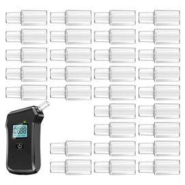 DWNSKR Pack of 30 Breathalyser Mouthpieces Breath Alcohol Tester Mouthpieces Breathalyser Replacement Mouthpiece Replacement Mouthpieces for Universal Breathalyser (Not Included Alcohol Test