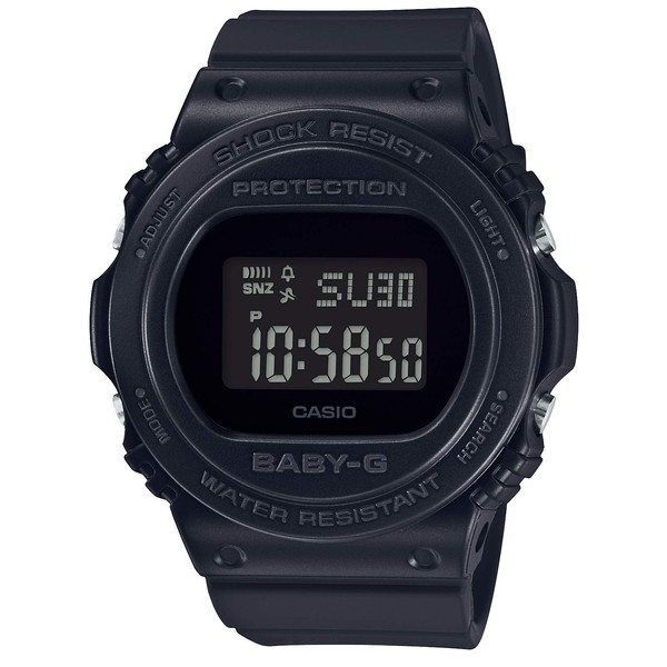 Casio Baby G BASIC (BGD-570 Series) Watch, Black, Shock Resistant Watch