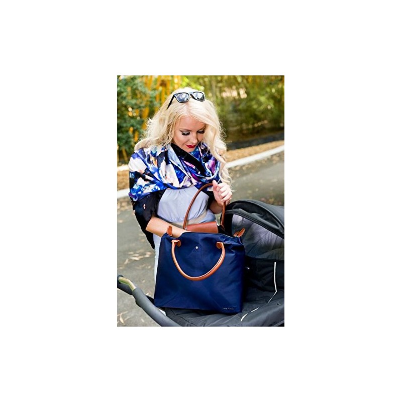 Nova Harley Luxury Barcelona Diaper Bag (Navy)