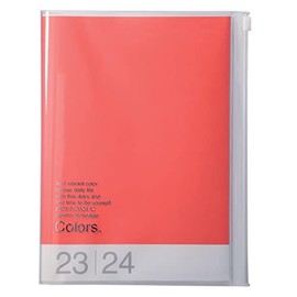 MARK'S 2023/2024 Pocket Diary A5 Vertical, Colours, Red: From September 2023 to December 2024