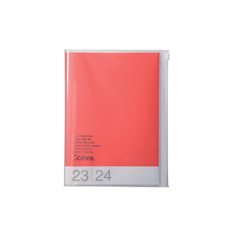 MARK'S 2023/2024 Pocket Diary A5 Vertical, Colours, Red: From September