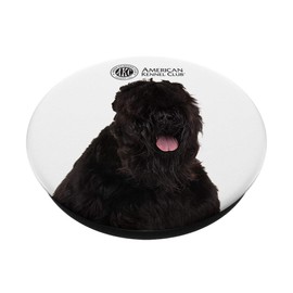 AKC Black Russian Terrier Photo PopSocket