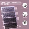 Ocean Pearl Cluster Lashes 320PCS Individual Eyelashes 30D+40D+80D+100D Eyelash Extensions