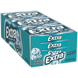 Extra Polar Ice Sugar-Free Gum (15 Count 12 Pack) (4 Pack)