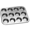 Citystores® 12 Cup Muffin Tray, Premium Non-Stick, for Muffins, Cupcakes,