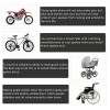 TECNOLOGÍA INFINITA 72pcs Popotes Cubre Rayos Motocross Popotes Spokes Bicicleta