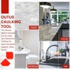 Outus 2 Pieces Caulking Tool Set Silicone Sealant Grout Finishing