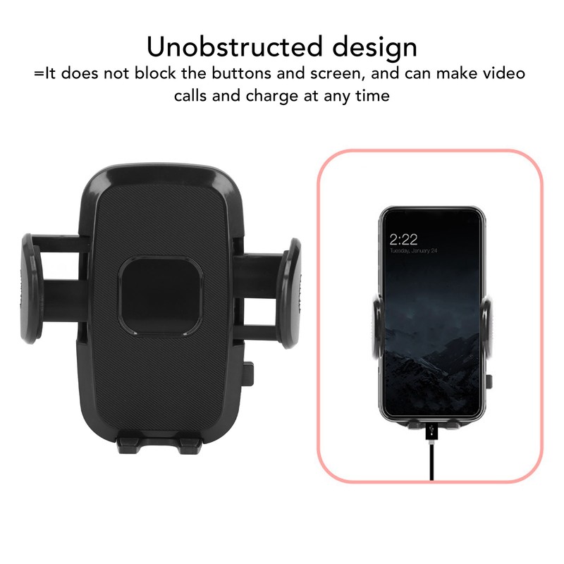 Stroller Phone Holder 360° Rotation Bike Phone Mount Antiskid for