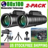 Unbranded 2X Day Night Vision 80x100 Zoom HD Monocular Starscope