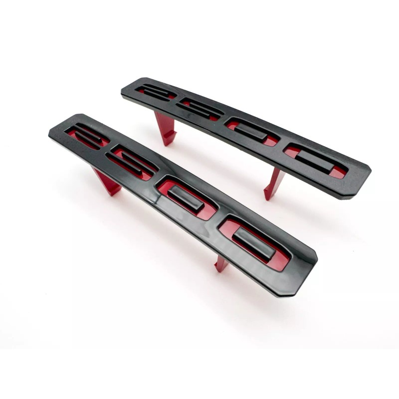 Auto Red Black Front Bumper Fascia Fender 2500 Emblems 2024+