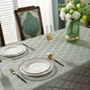 SASTYBALE Jacquard Tablecloth Flower Pattern Polyester Table Cloth Spill Proof