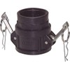 Kamlock Coupling (D) Rp 3 Inch Female Thread Polypropylene Material: