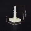 MECCANIXITY Sticky PCB Spacer Adhesive Standoffs Plastic Column 12.6mm Support