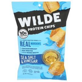 Wilde Snacks Chips Protein Seasalt Vingar 4 OZ
