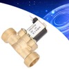 G3/4" Normally Open Brass Solenoid Electromagnetic Valve Water Inlet Switch