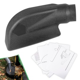 Yoursme 6-1187 Adapter for Mow-N-Vac 69861, 43830, 45-0577, 45-0578, 45-0567 Models Leaf Vacuum Bagger Deck, Heavy-Duty Deck Boot Chute Connector