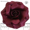 Sara Monica Flower Hair Clip and Pin Rose:Made in the