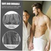 LABRIMP Creative Warm Shower Towel for Men Ultra Absorbent Polyester