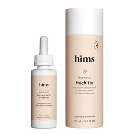 Hims - Champú grueso para engrosar el cabello con Saw Palmetto para añadir volumen y humedad, sin parabenos ni sulfatos, vegano y libre de crueldad, p