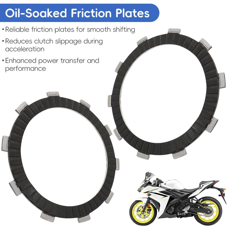 GOLKNHA Clutch Kit & Friction Plate Spring & Oil Filter
