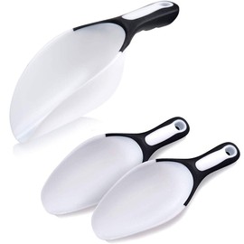 Rockland Guard Large Scoops Set - Ideal for Canisters, Ice Cubes, Flour, Dry Foods, Candy, Popcorn, Coffee Beans, and Pet Food Storage (3 Pack)