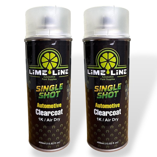 LiME LiNE 1K High Gloss Clear Coat Automotive Spray Paint/Aerosol,