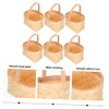 HOMOCONO 6Pcs Mini Woven Handheld Baskets Decorative Candy Storage Baskets