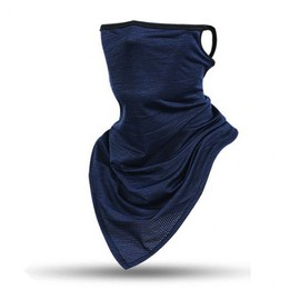Face & Neck Sun Protection Mesh Long Multi-Scarf Cool Scarf Blue