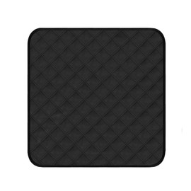 Washable Incontinence Chair Cushion, Waterproof, Absorbent Seat Cover, Incontinence Pad for Wheelchair, Car Seat, Sofa, 53 x 55 cm, 1 Piece (Black, 53 x 55 cm)