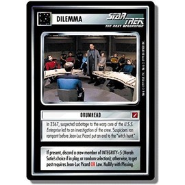 Decipher Star Trek CCG 1E BOG Blaze of Glory Drumhead GU4