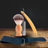 G.B.S Premium Leather Strop for Honing Sharpening Shaving Straight Razors,