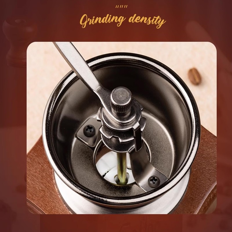 Coffee Mill Grinder - Manual Coffee Grinder with Adjustable Gear