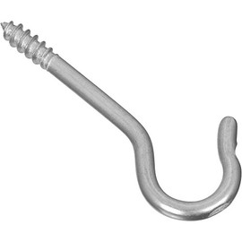 National Hardware N120-659 V2040 Ceiling Hooks in Zinc plated, 8 pack,#12, 1-11/16"