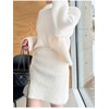 Lovely mini cropped knit set two-piece (new seasonal outing look,