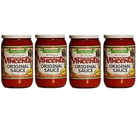 The Original Vincent's Sauce Mild Flavor 16oz 4 Pack From the Heart of Little Italy (Mild)