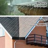 Blulu 4 Pcs Gutter Valley Splash Guards Metal Roofing Gutter