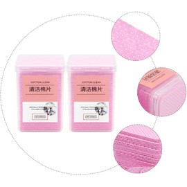 Toallitas de Tela No Tejida 400 Piezas Rosa para Limpiar Pegamento de Pestañas sin Residuos ni Descamación para Salón y Viajes de Negocios