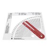 Knitting Gauge Converter Double Sided Clear Scale Knitting Stitch Counting