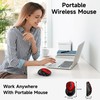 memzuoix Wireless Mouse, 2.4GHz Nano Receiver, 3 DPI Levels (800/1200/1600),