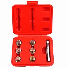 BestsQ Oil Drain Plug Tap Thread Repair Kit Oil Pan Screws Rethread Tool M13 x 1.5MM
