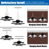 Aoretic LED Garage Lights 4 Pack -180W, 18000LM 6500K Led