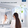 Amico Bathroom Exhaust Fan, 1.0 Sones, 80 CFM, Low Noise,